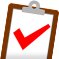Clipboard with checkmark
